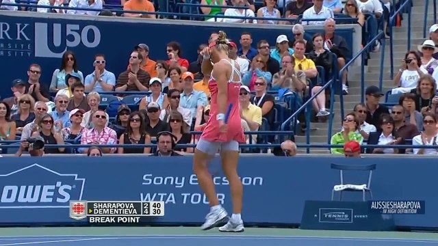 Dementieva vs Sharapova | 2009 Toronto Highlights