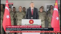 Cumhurbaşkanı Erdoğan, Afganistan’da Türk Askerlerine Hitap Etti.