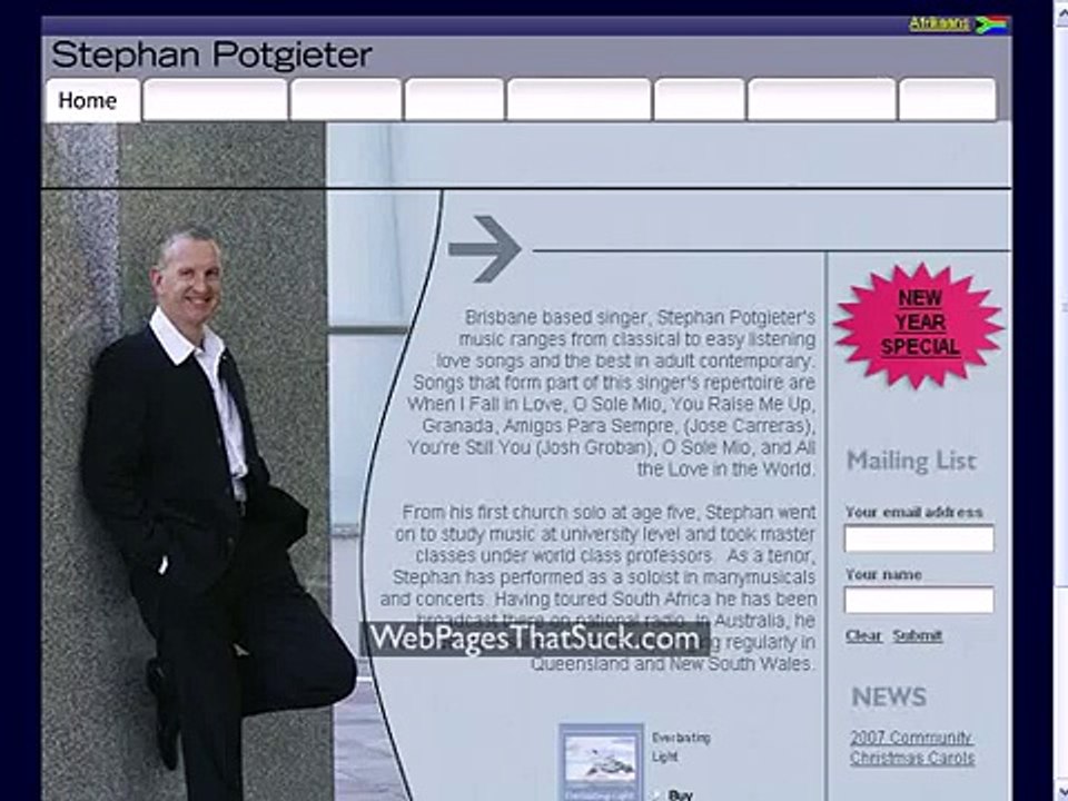 Web Pages That Suck - Horrible Navigation Example