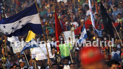 Honduras El movimiento de los indignados marcha contra la corrupción del Gobierno