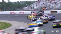 NewHampshire2015 Xfinity Restart Hamlin Spins