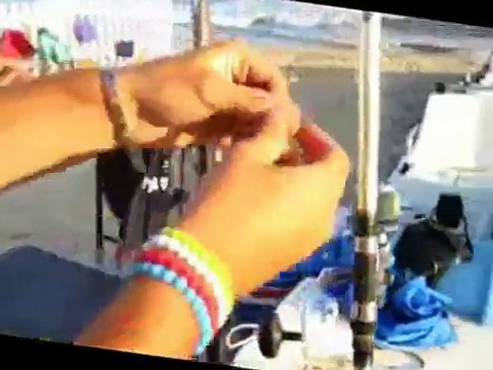 Surfcasting ad Orate:Spiegazione travi,con due catture in diretta..