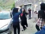 لخت شدن زن ایرانی موقع رقص