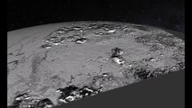 Animated Flyover of Pluto’s Icy Mountain and Plains - HD