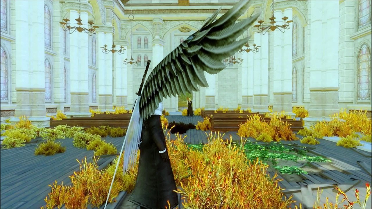 Skyrim AC Cloud Strife vs AC Sephiroth Final Fantasy 7 MOD