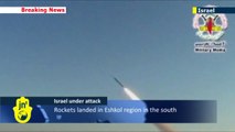 Israel under attack: two Gaza rockets hit open area in southern Israel's Eshkol region