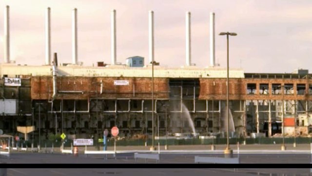 Controlled blast demolished a former Kodak factory demolished in New York