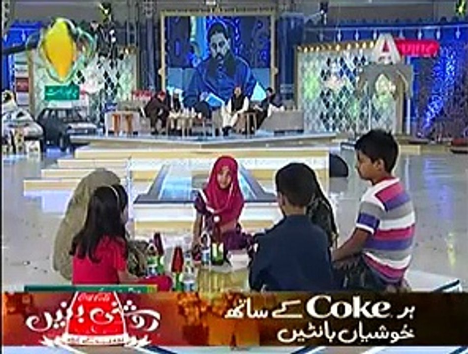 agha minhaj 'mohabbat hai ramzan 2015' sehri transmission with junaid iqbal 'dukhiown ka sahara' asegment a plus televis