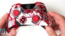 Xbox One - Chrome w/ Red Splatter - Custom Controllers - Controller Chaos