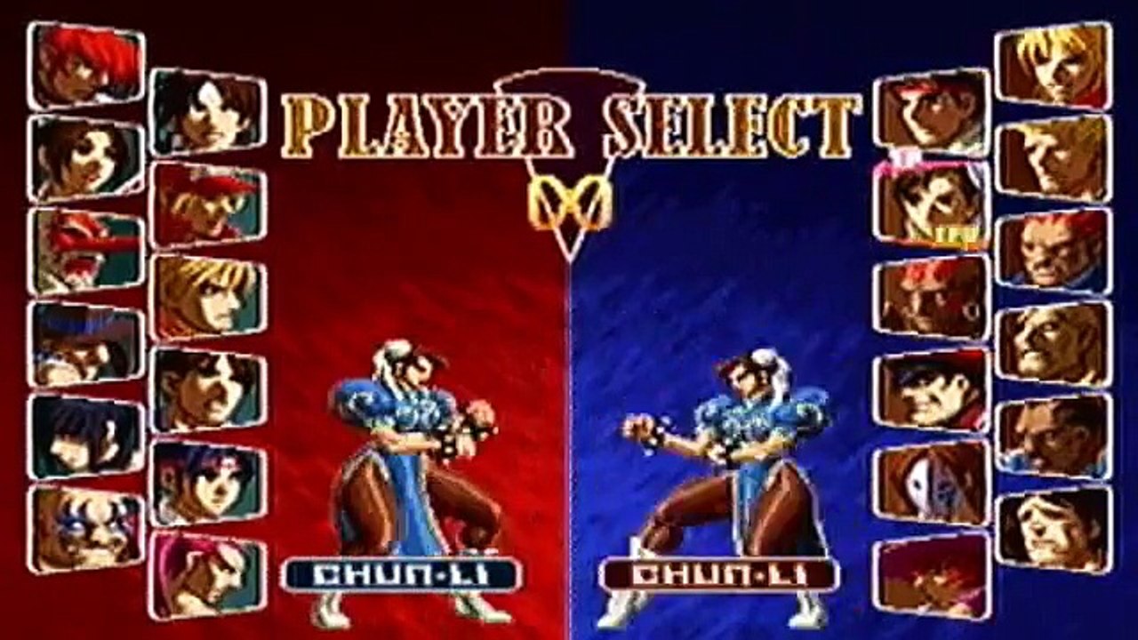 SNK vs. Capcom: SVC Chaos [PS2] | Chun Li vs Earthquake