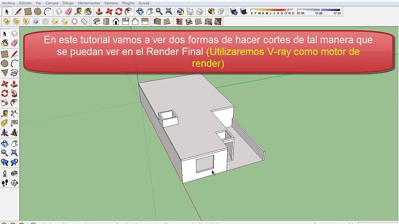Tutorial como hacer cortes en sketchup (Renderizables)
