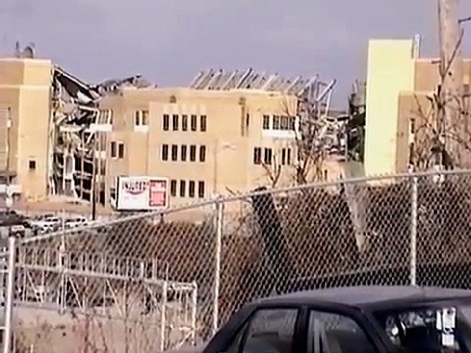 Cleveland Municipal Stadium Demolition. December, 1996.