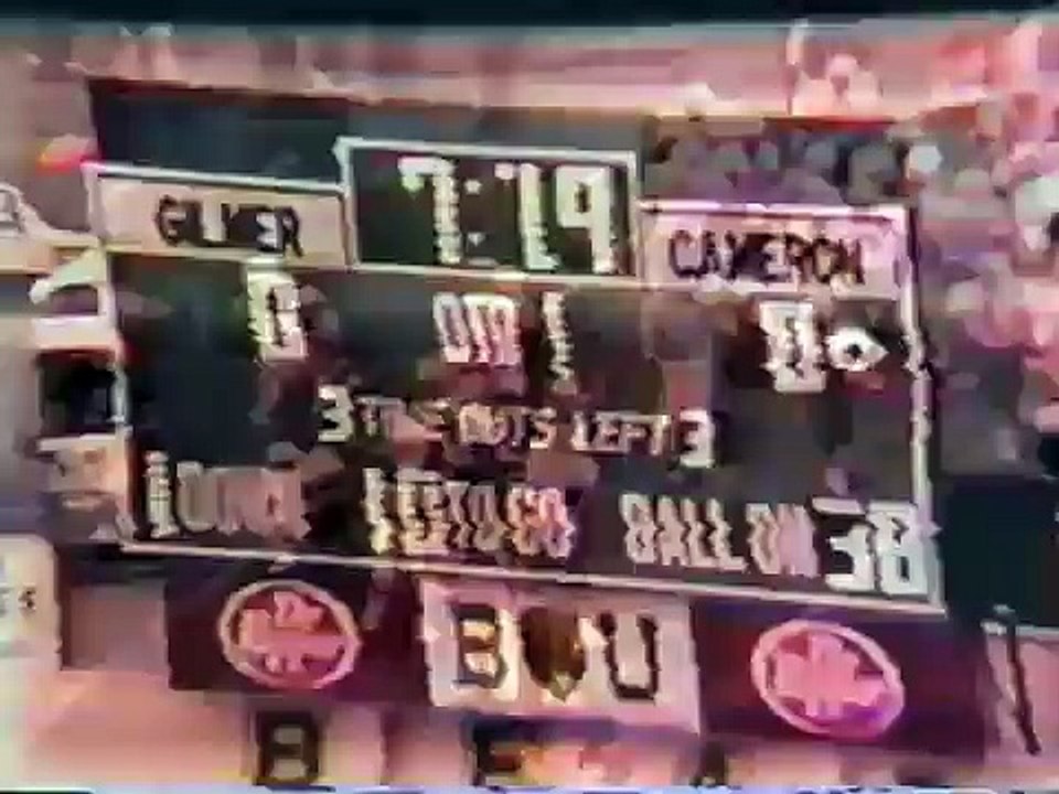 1981 Cameron Yoemen State 3A Championship Game Q1