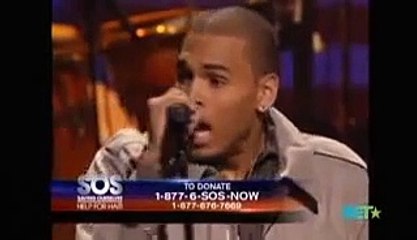 Chris Brown - Crawl/With You (SOS Haiti Performance)