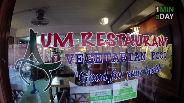 Aum Vegetarian Restaurant Chiang Mai 1MINaDAY