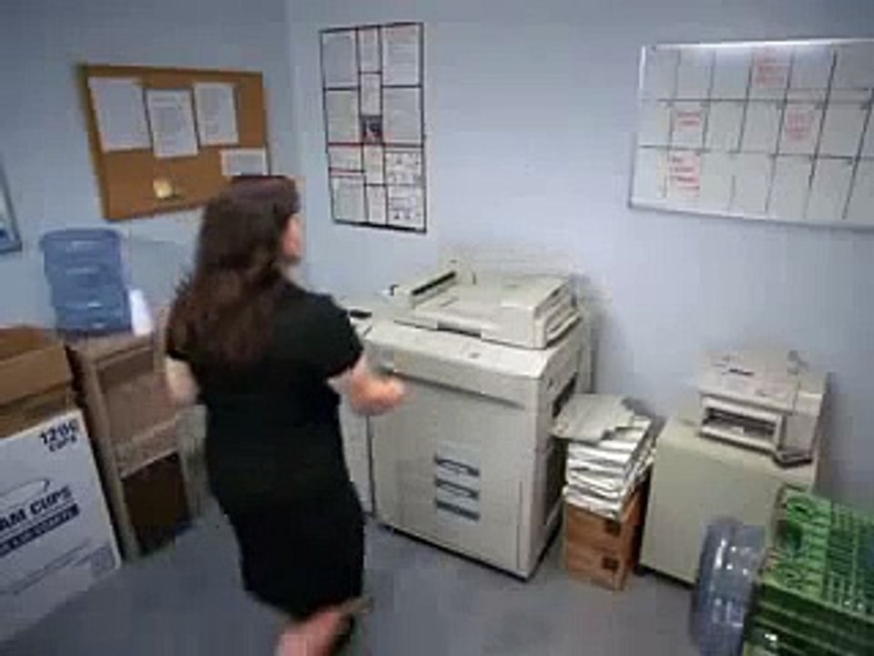 Copier Commercial - Accuserv, Chunky girl gets insulted by Xerox machine.