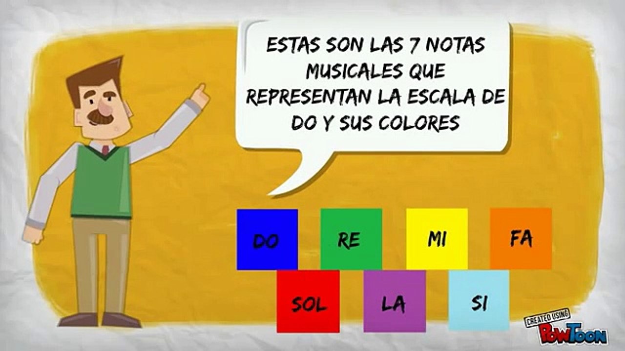 Música en colores, un método de enseñanza