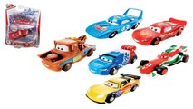 Cars Silver Stunt Racers Lightning McQueen Crank Launcher Playset Disney Pixar toys Lanceu  2014