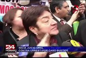Inicia juicio oral contra Urresti por caso Bustíos