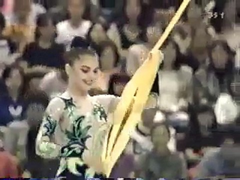 Alina Kabaeva World Championship Osaka Ribbon final 1999: 10.000 pt.!!
