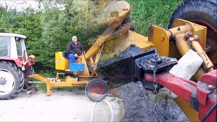 Eigenbau Ladekran und Rückewagen mit Steyr 545