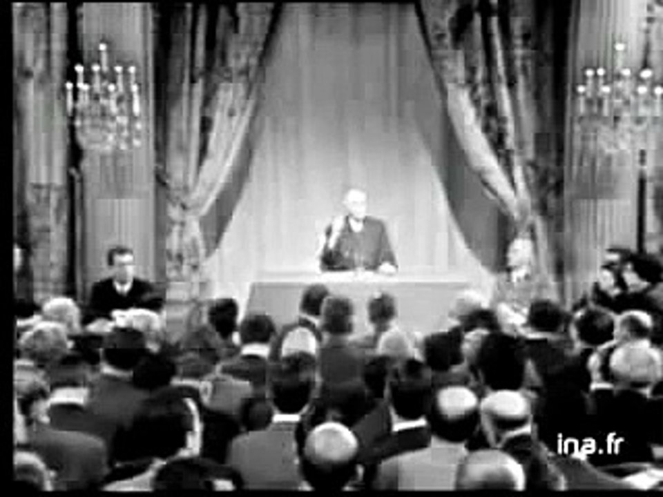 De Gaulle - Le sionisme,le conflit Israel Palestinne, israel et sa création