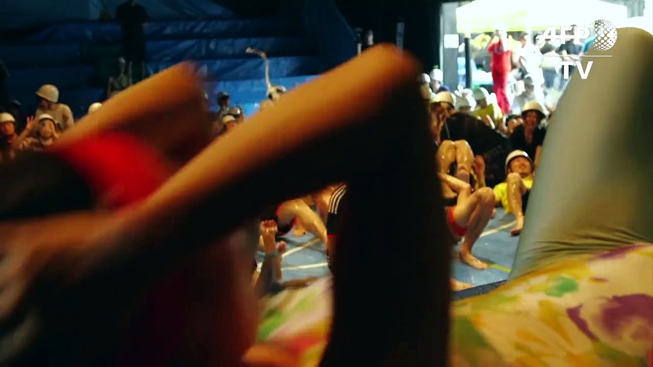 Schlüpfrige Sache: 'Schmier-Olympiade' in Tokio