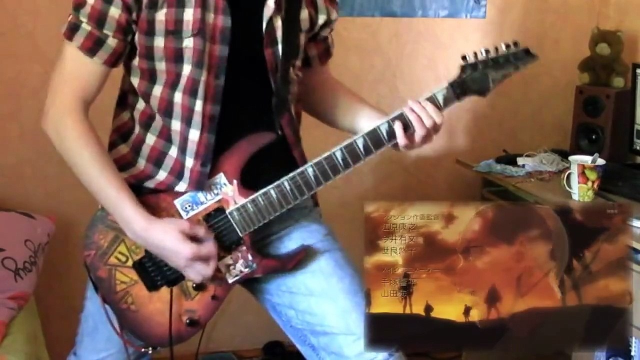 【TAB】進撃の巨人 - Jiyuu no Tsubasa 自由の翼 (Shingeki no Kyojin OP 2 Guitar Cover)