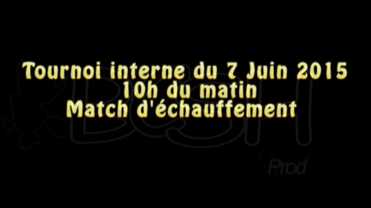 7 juin 2015 - Tournoi interne - Echauffement