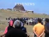 People clashes with riot forces beside Lake Urmia - Iran Orumieh 2 April 2010