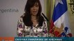 Cristina recibió al presidente de Chile para reafirmar 