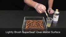 How To Make a  Silicone Mold of a Wood Carving - Reproducing a Wood Grain Finish