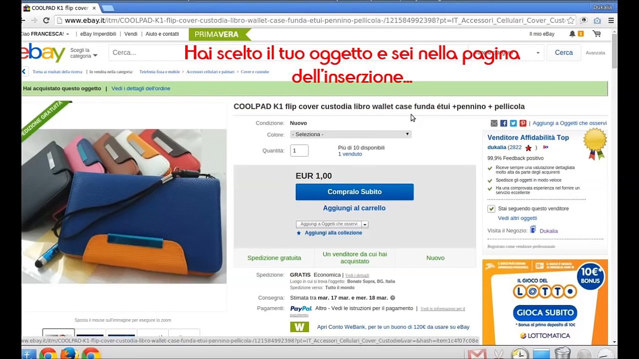Come comprare su Ebay e pagare con Postepay senza account Paypal.