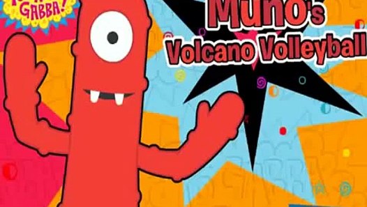 Yo Gabba Gabba Munos Volcano Volleyball Animation Nick Jr Nickjr Cartoon Game Play - video ...