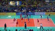 Volley : France Serbie, plus beau point du match