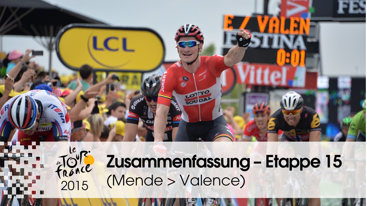 Zusammenfassung - Etappe 15 (Mende > Valence) - Tour de France 2015