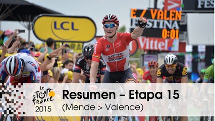 Resumen - Etapa 15 (Mende > Valence) - Tour de France 2015