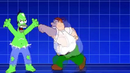 Peter Griffin VS Homer Simpson