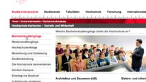 Studienberatung an der Hochschule Karlsruhe -- Technik und Wirtschaft
