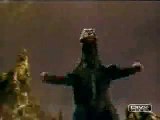 Godzilla dances while I play unfitting music