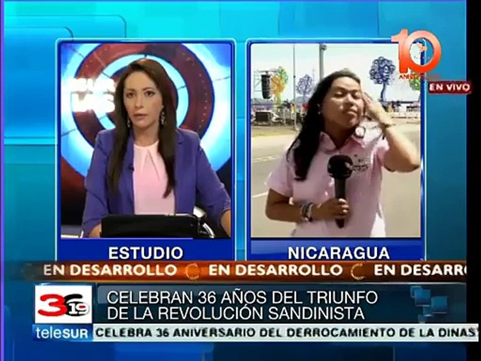 Nicaragüenses tuitean sobre triunfo sandinista hace 36 años