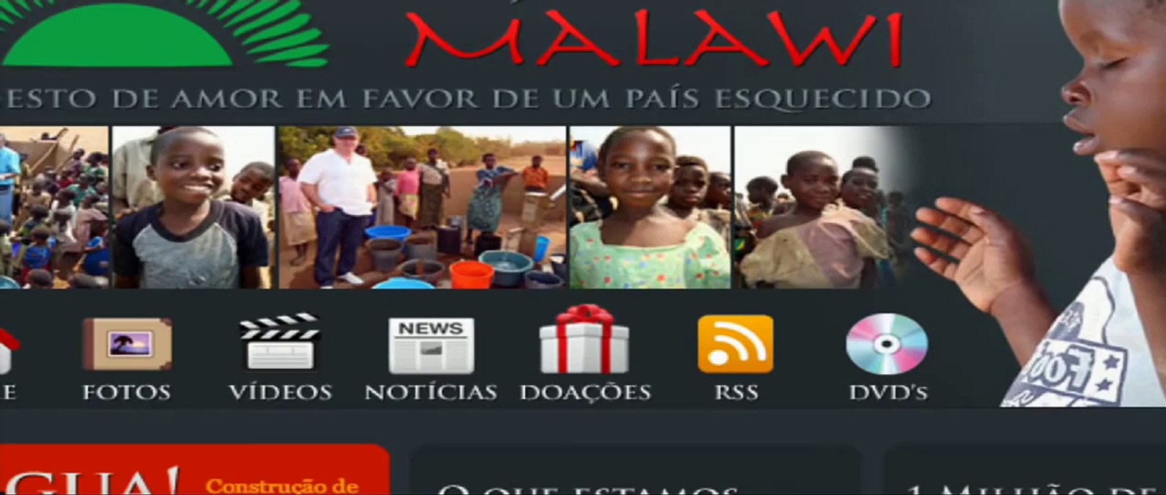 Comercial do website www.projetomalawi.com
