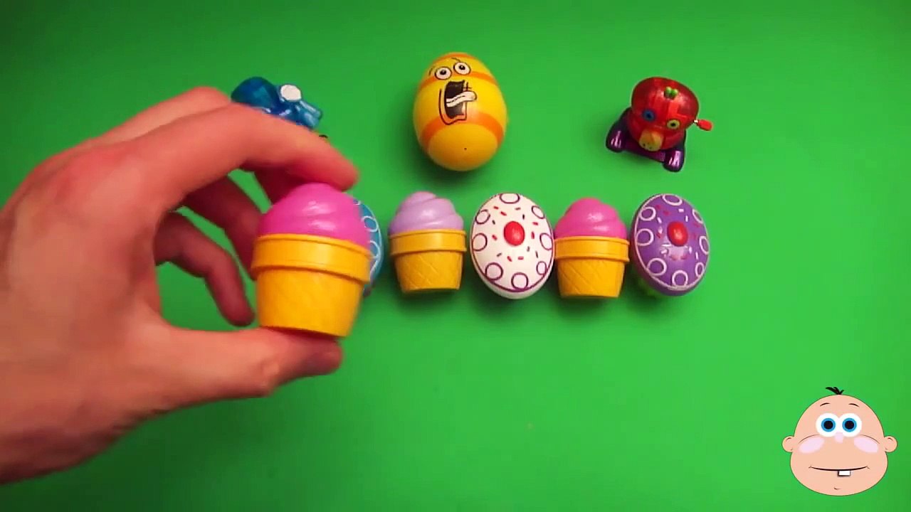 Kinder Surprise Egg Learn-A-Word! Spelling Food Lesson O (Teaching Letters Opening Eggs & Toys)