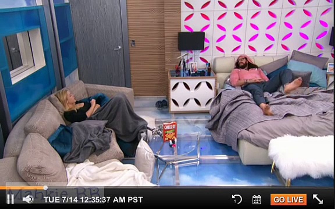 7/14 12:10am - Liz and Austin ; - backyard chat