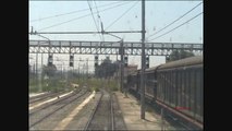 ETR Y2 RFI Linea Roma - Napoli Tratto Villa Literno - Aversa visto dalla cabina (Video in HD)