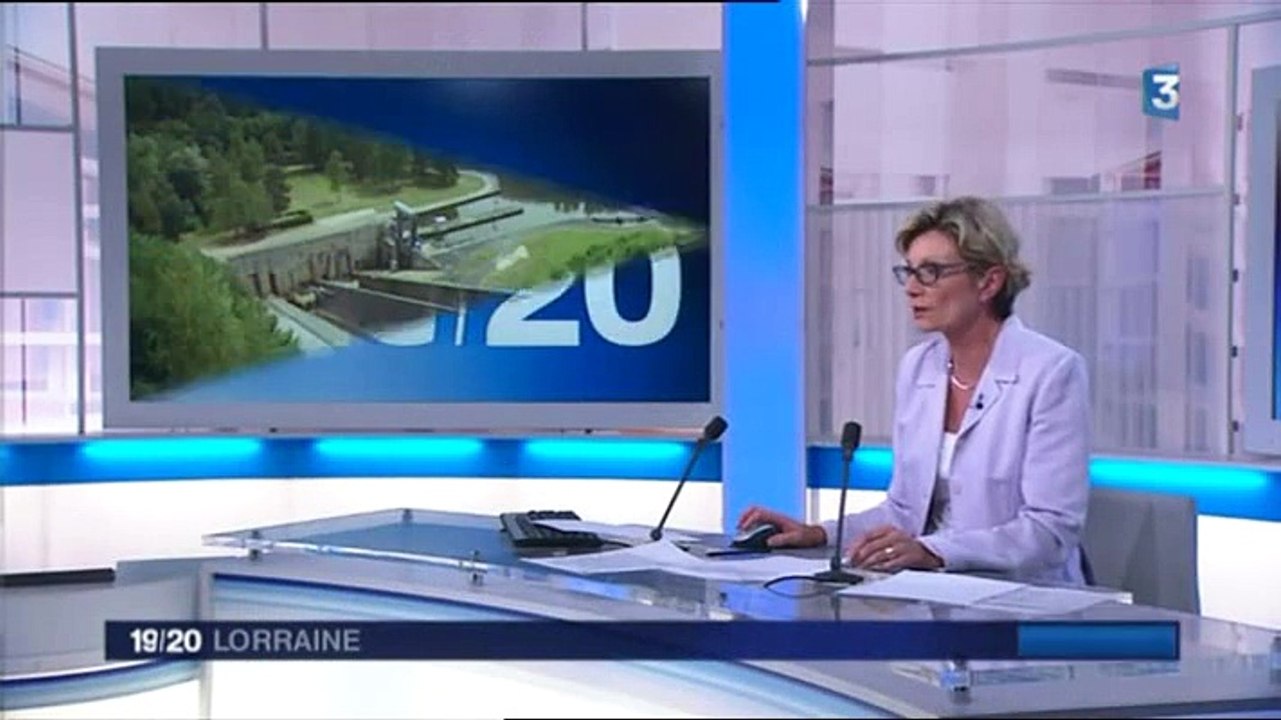 France 3 Lorraine - 19/20 du 19 juillet 2015 - Réouverture repoussée du plan incliné d'Arzviller