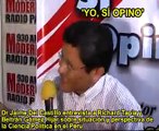 JAIME DEL CASTILLO ENTREVISTA A POLITÓLOGOS SOBRE LA SITUACION DE LA CIENCIA POLITICA EN PERU