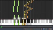 I Am Bulletproof - Black Veil Brides (Piano Cover Tutorial) Synthesia