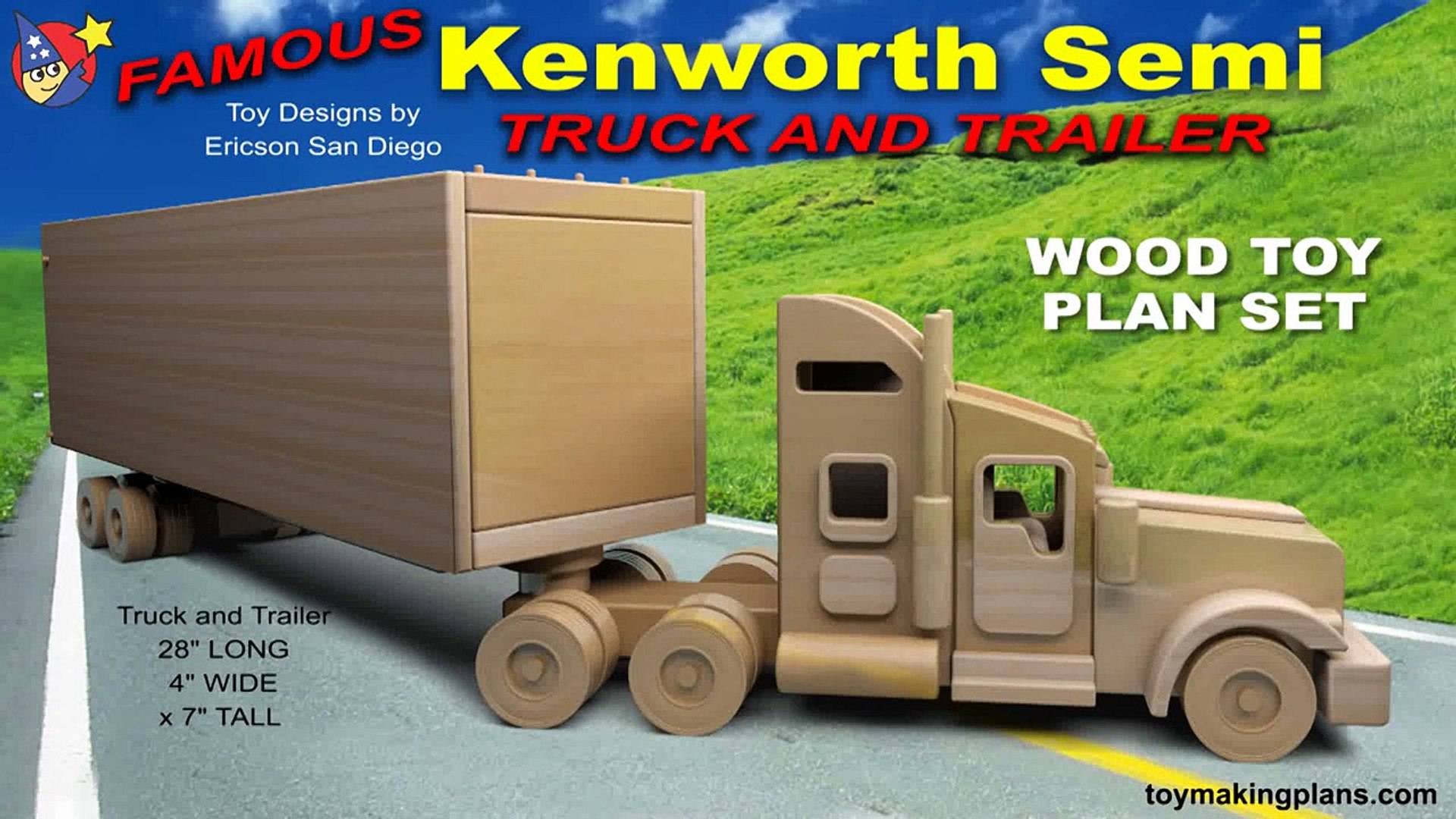 toy kenworth semi trucks