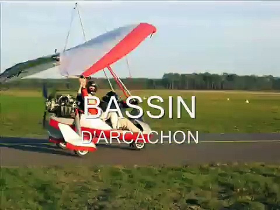 Vol ULM pendulaire dune du pyla arcachon banc d'arguin